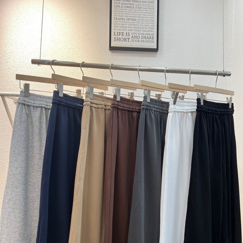 KELTIS Drawstring Wide Leg Trousers